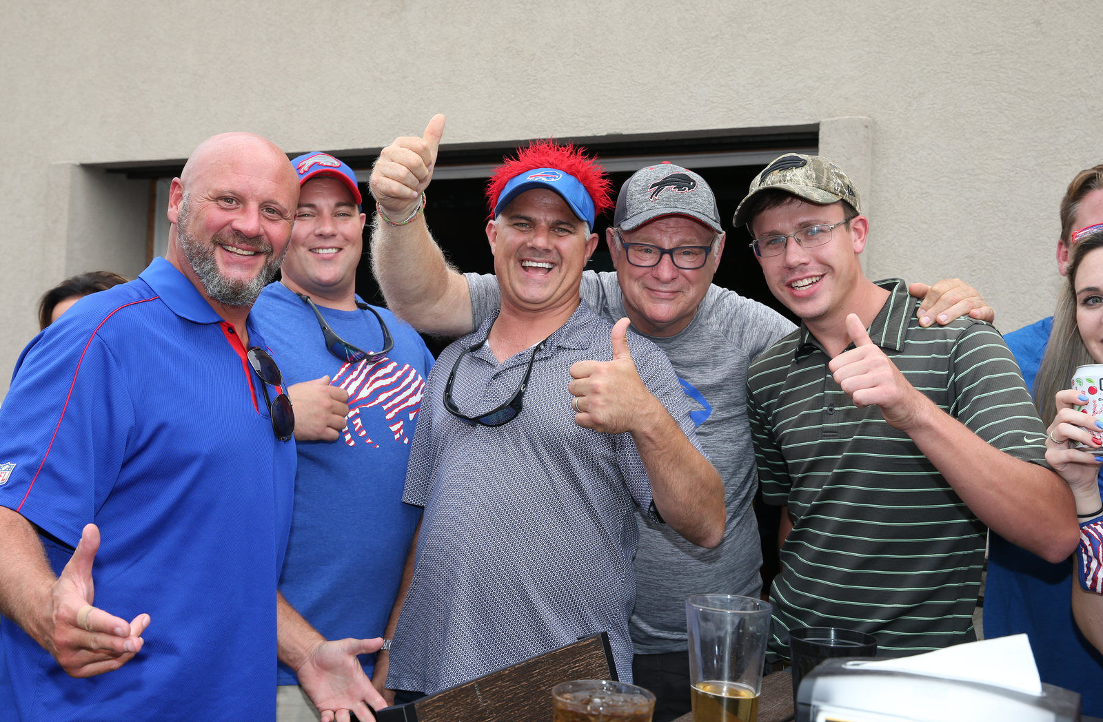 Buffalo Bills backers took over the the Taps on Main Bar